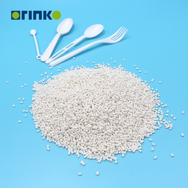  Free Sample Pla Raw Material Biodegradable Plastic Compostable Material White Pellet