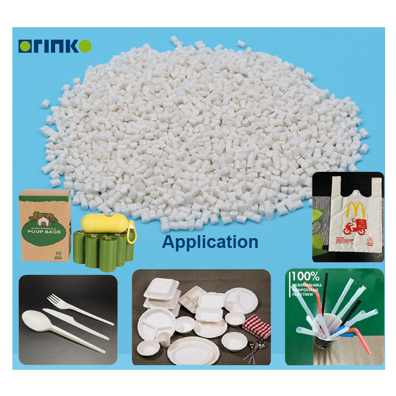 odorless pla pellets industrial compostable pla resin granule for injection molding