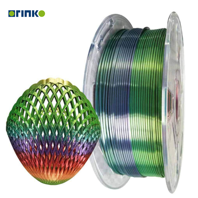 3d Pla Rainbow Filament 1kg 1.75mm Silk Rainbow Pla Filament 3d Printer Filament