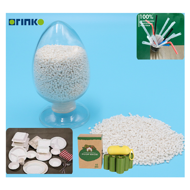 high toughness pla pbat granules biodegradable bulk virgin pla pellets granule