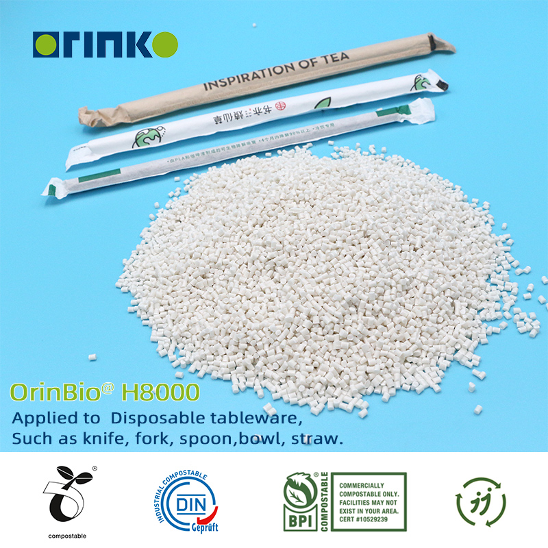 Bioplastic PBAT Granules Biodegradable PLA Cornstarch Pellets For Bags