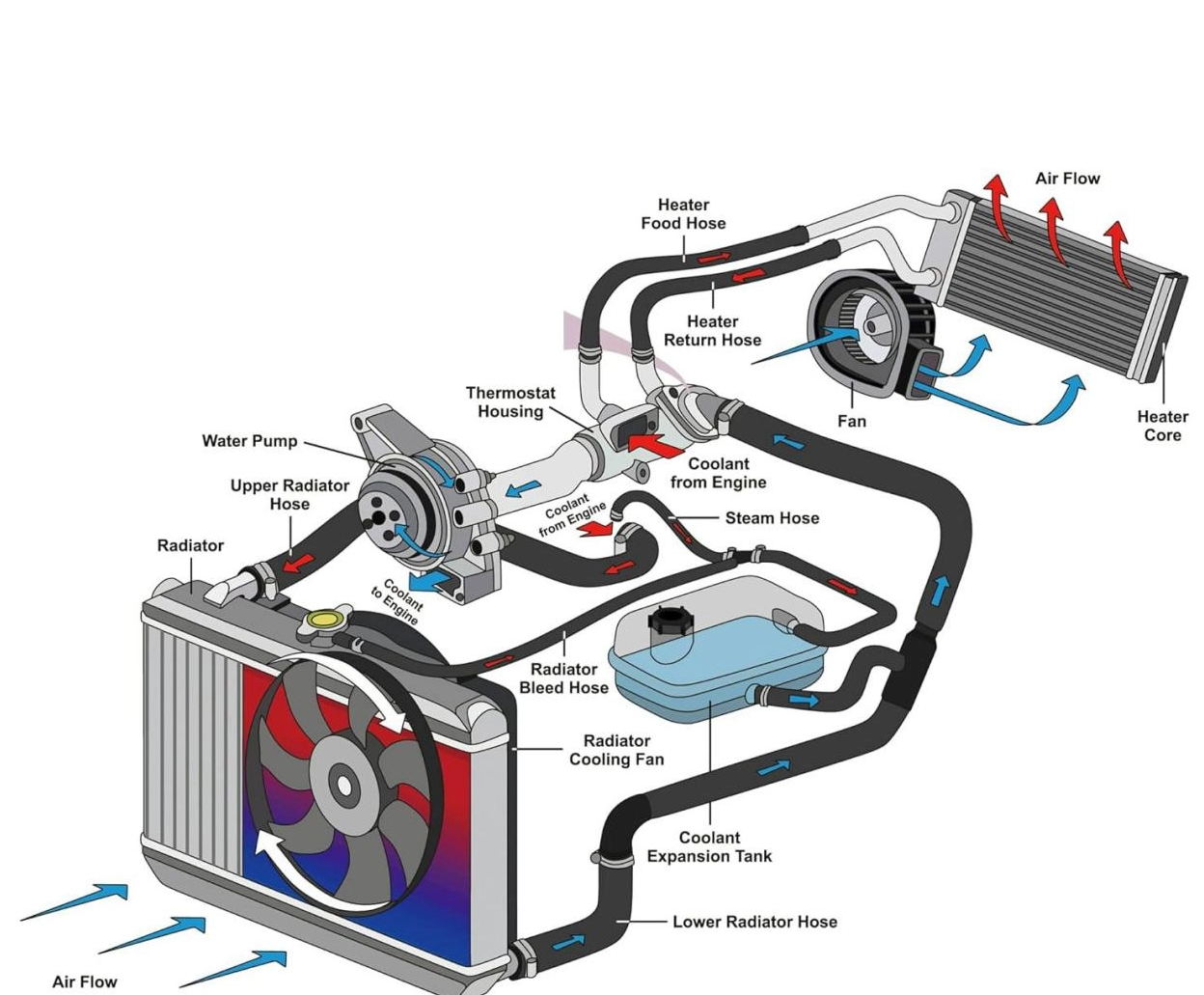 Thermal Management of Fuel Vehicles